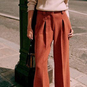 Sezane Théophile Trousers in Brique